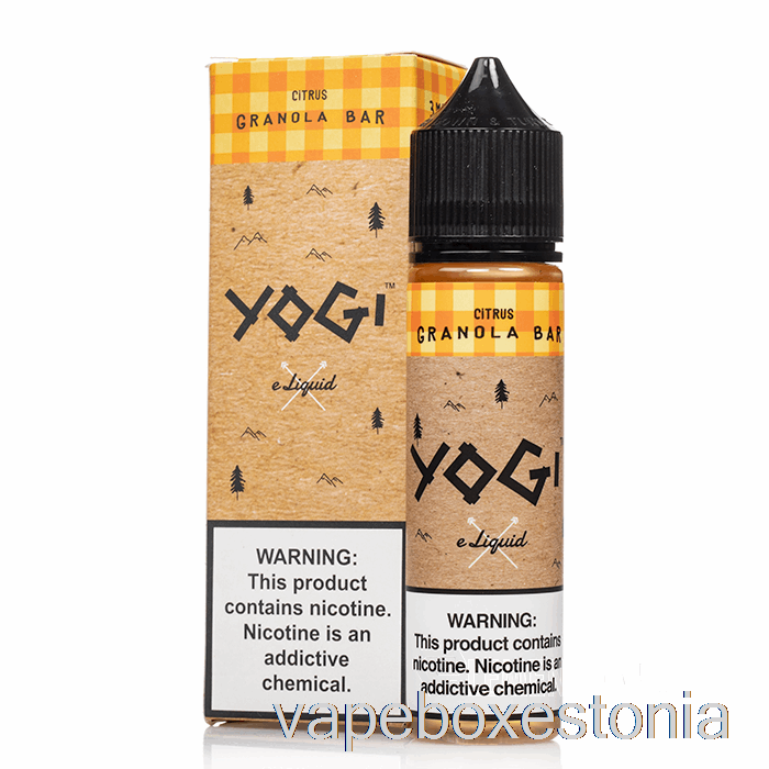 Vape Box Estonia Tsitruseline Granolabatoon - Yogi E-vedelik - 60ml 3mg